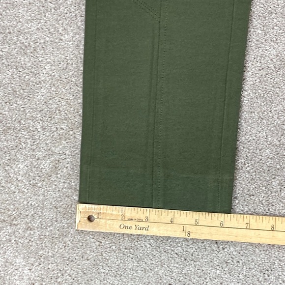 Banana Republic Sloan Utility Pants Womens 6 Olive Green Slim Fit Stretch Office - Picture 12 of 15